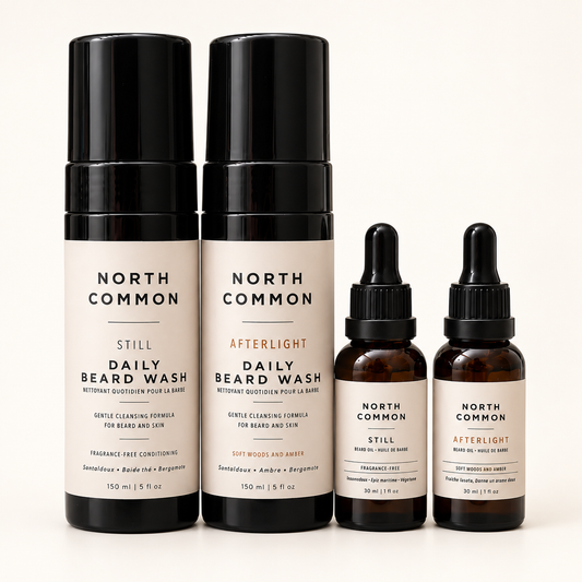 Everyday Beard Wash + Oil Kit – Still + Afterlight