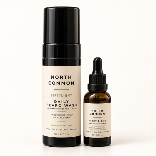 First Light Beard Wash + Oil Routine Kit