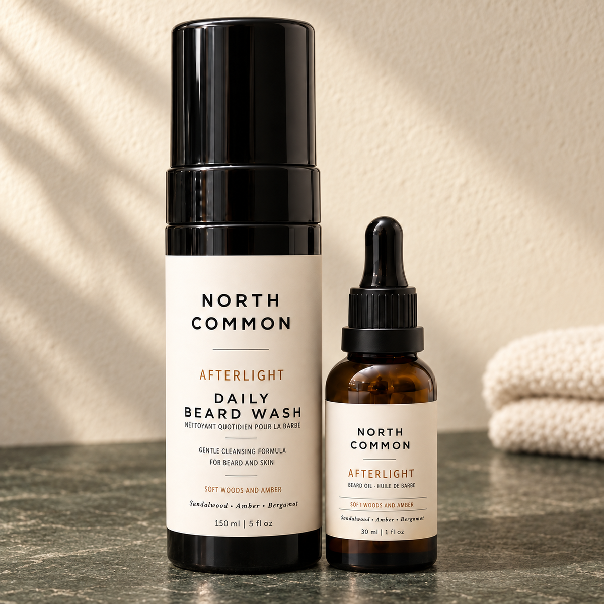 Afterlight Beard Wash + Oil Routine Kit