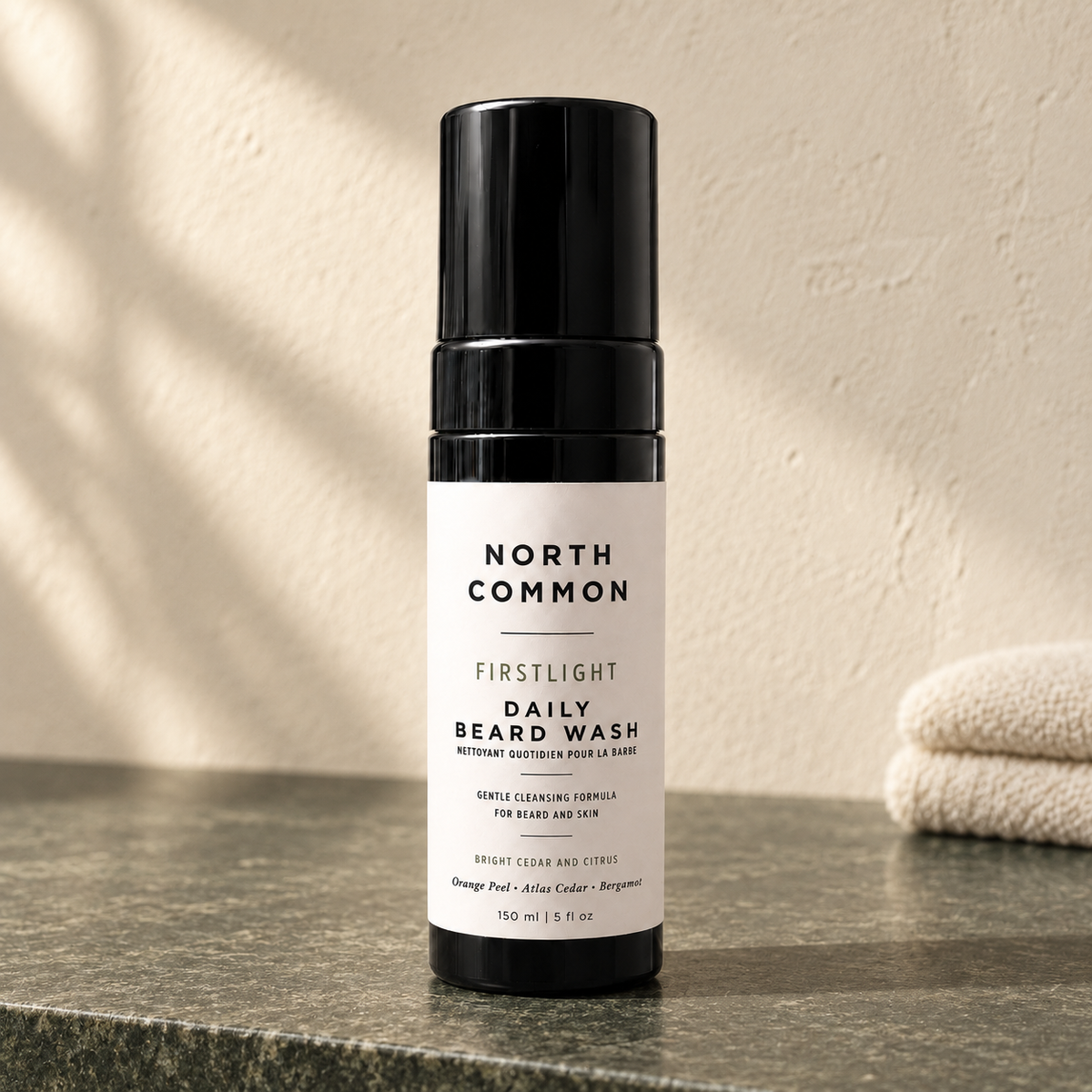First Light Cedar + Citrus Beard Wash – 150 mL