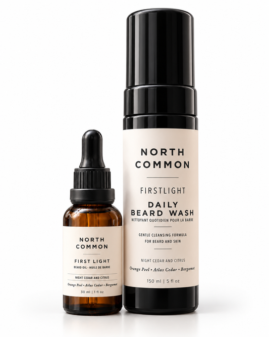 First Light Beard Wash + Oil Routine Kit
