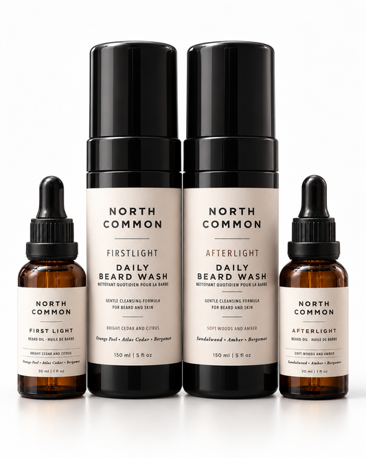 Everyday Beard Wash + Oil Kit – Still + Afterlight